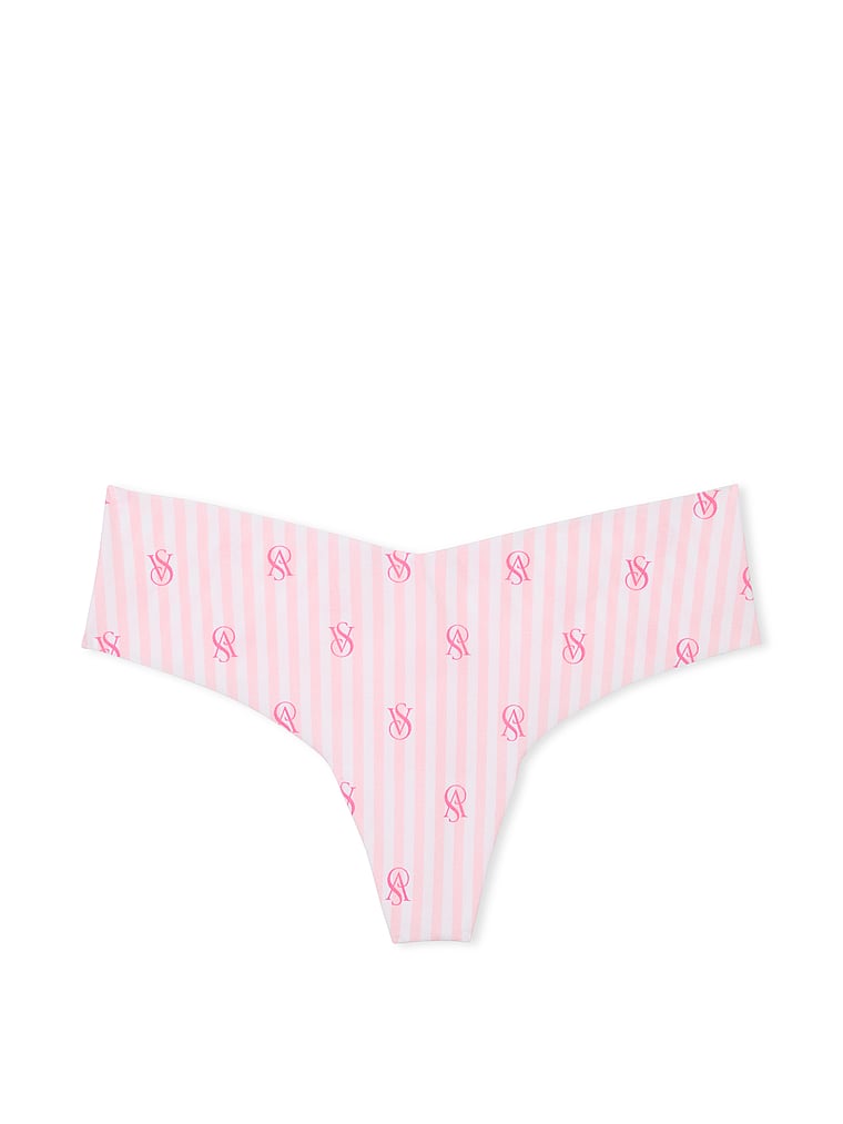 Tanga Invisible, Purest Pink Logo Stripes, large