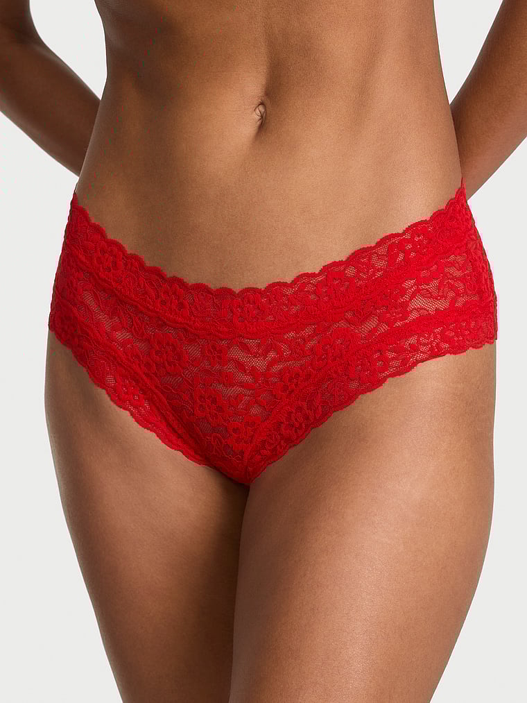Lace Cheeky Panty, Lipstick, large