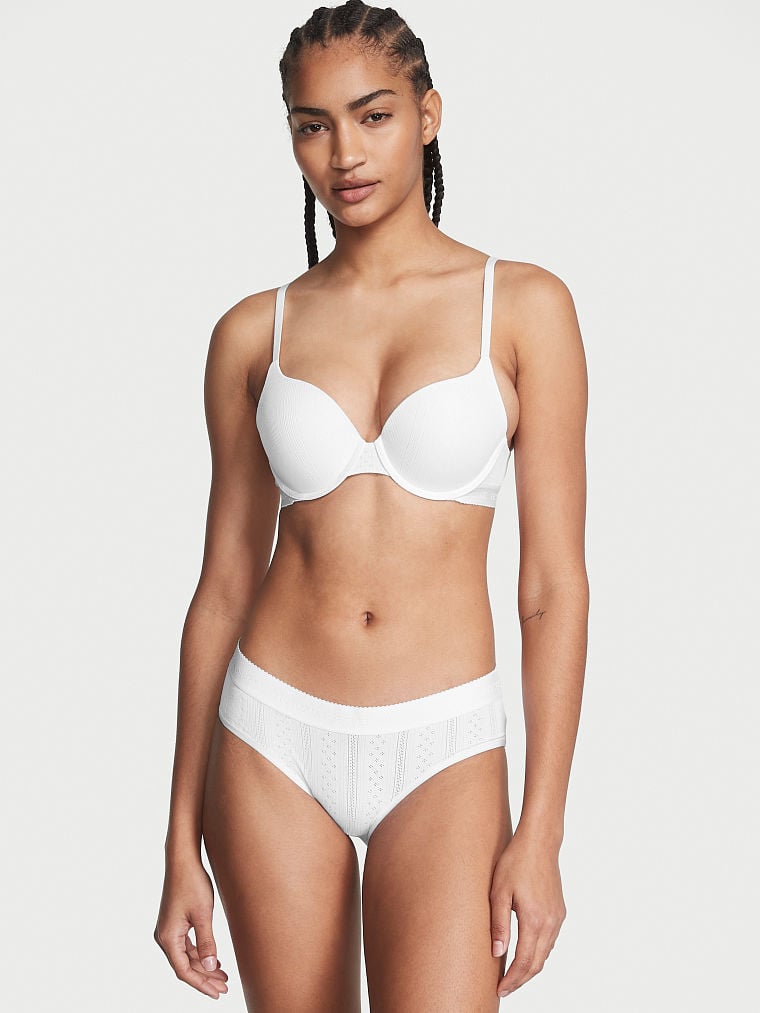 Braguitas Altas De Punto Con Logo En La Cintura, Vs White, large