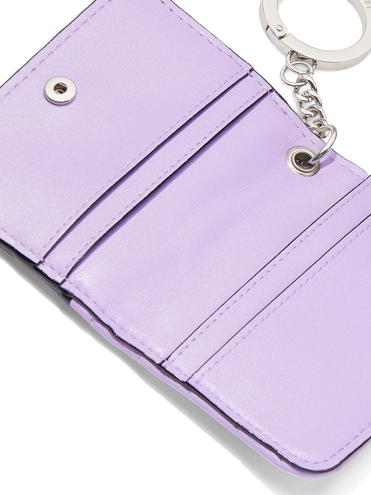 Tarjetero Plegable Victoria, Lilac Stud, large