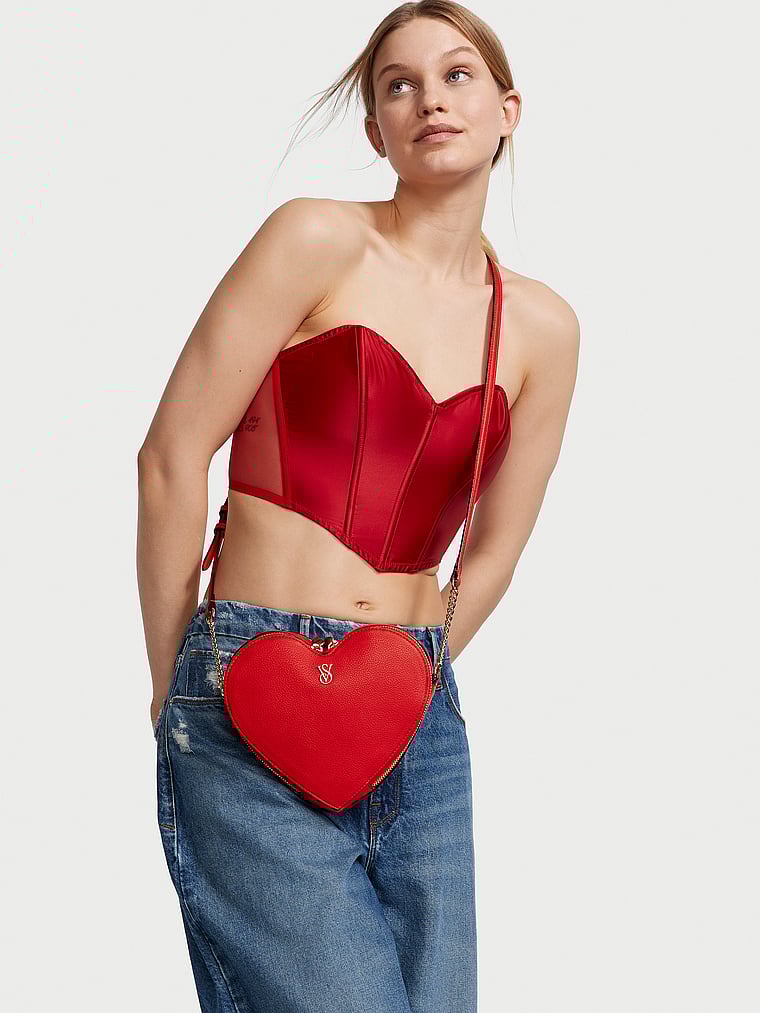 Bandolera Corazón, Red, large