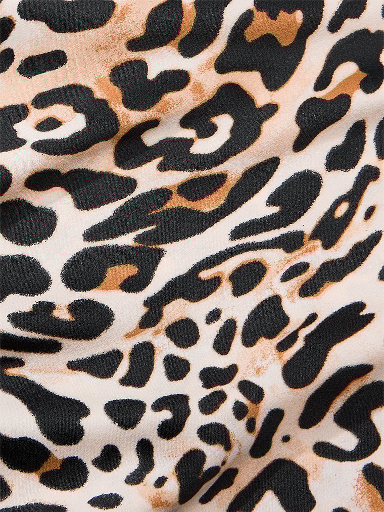 Pijama Largo De Satén, Wavy Leopard, large