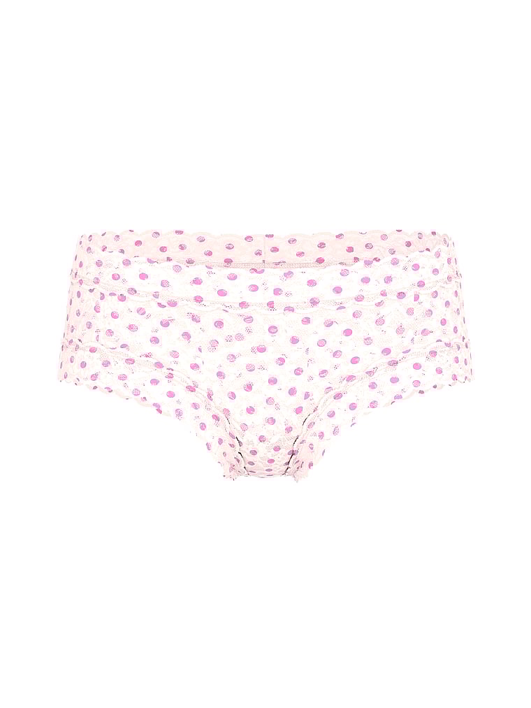 Lace Cheeky Panty, Purest Pink Dots, large