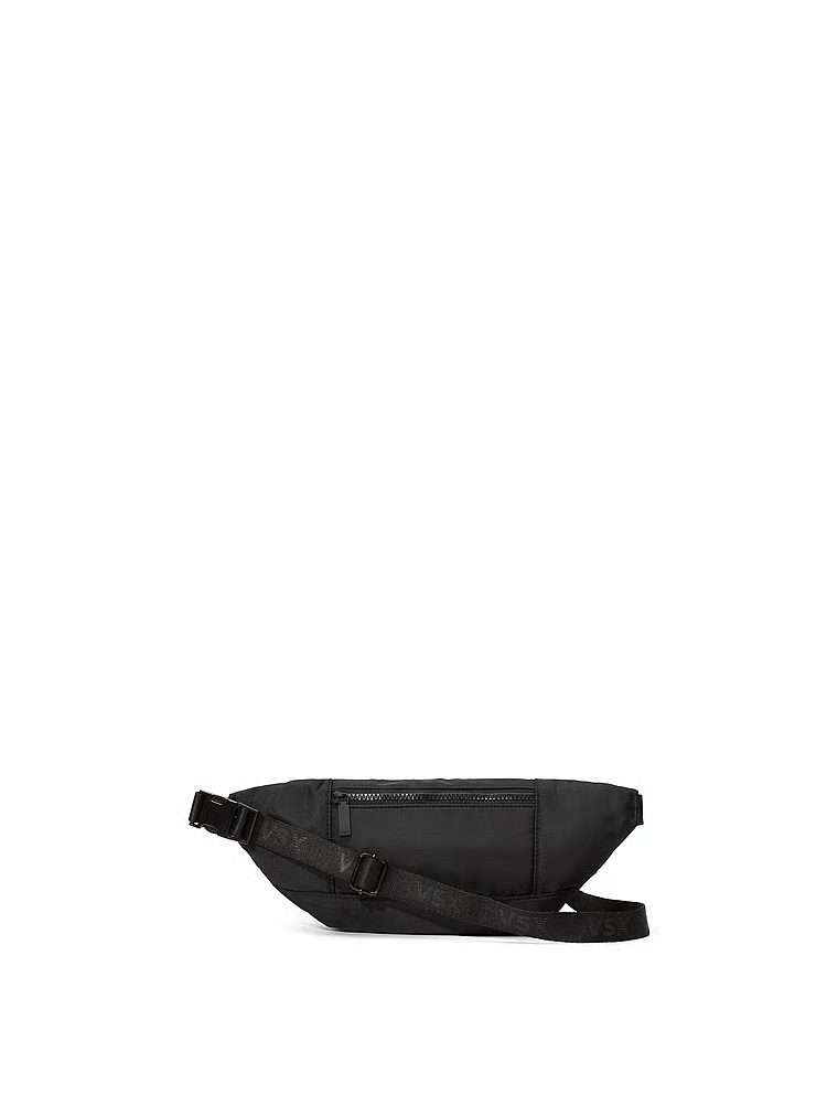 Bolso Bandolera Con Correa, Black Satin, large