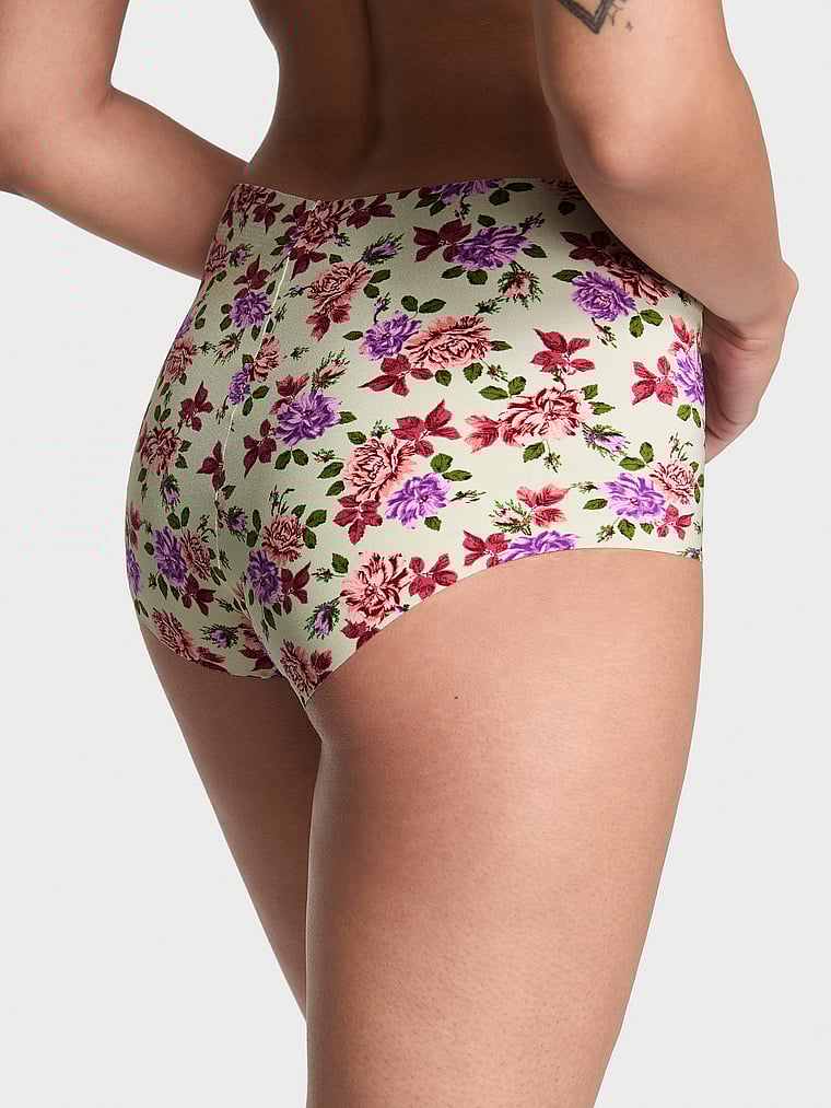 No-show Modern Brief Panty, Fall Roses, large