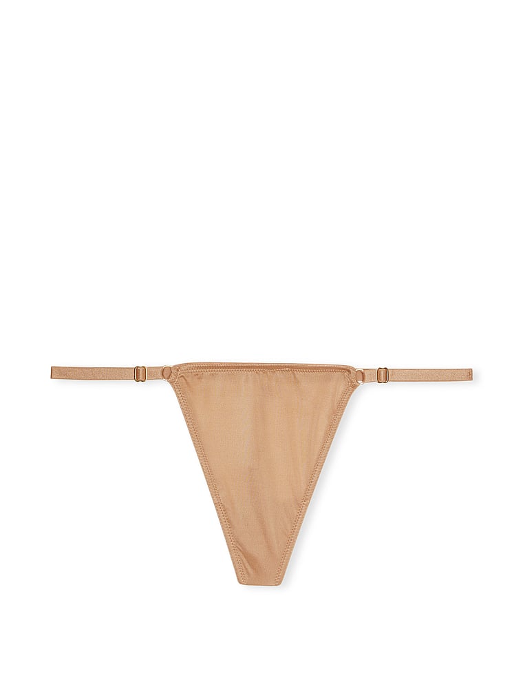 Tanga De V Con Herraje De V, Sweet Praline, large