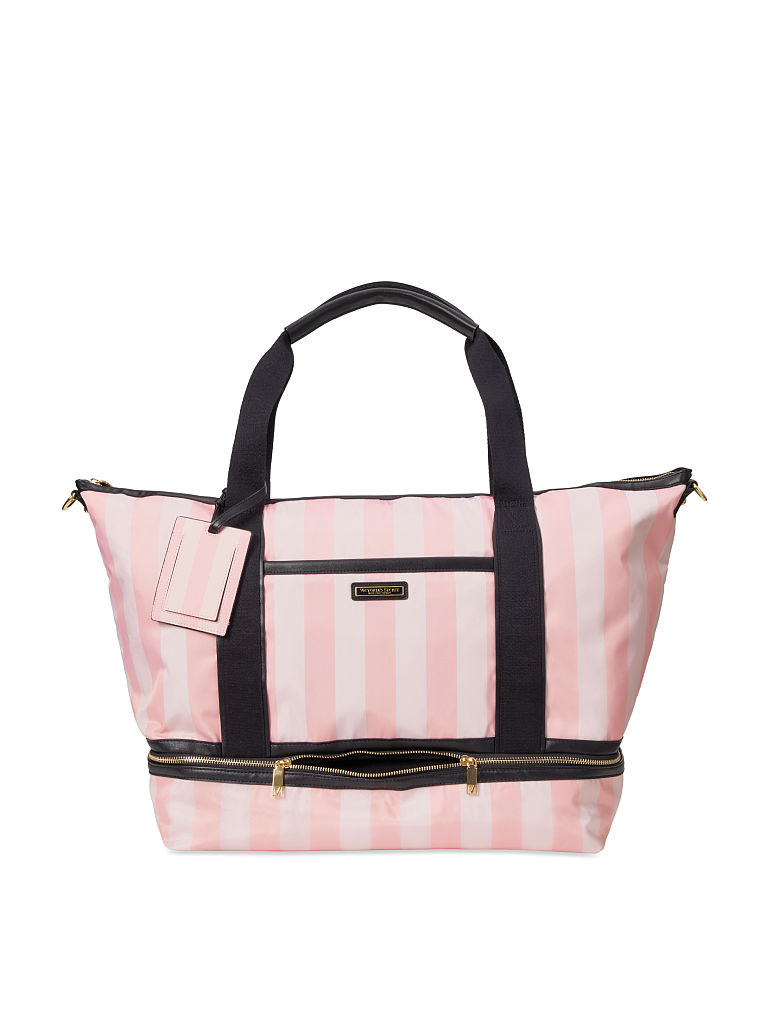 Bolso Para Equipaje De Fin De Semana Vs, Signature Stripe, large