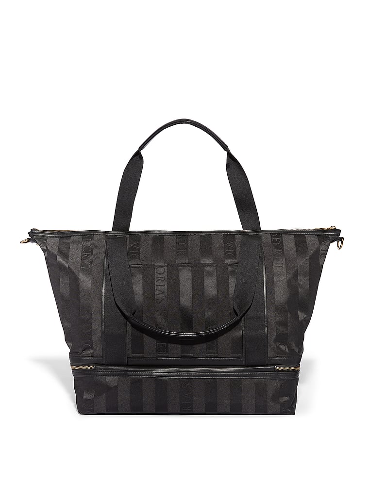 Weekender Bag, Logo Jacquard Stripe, large