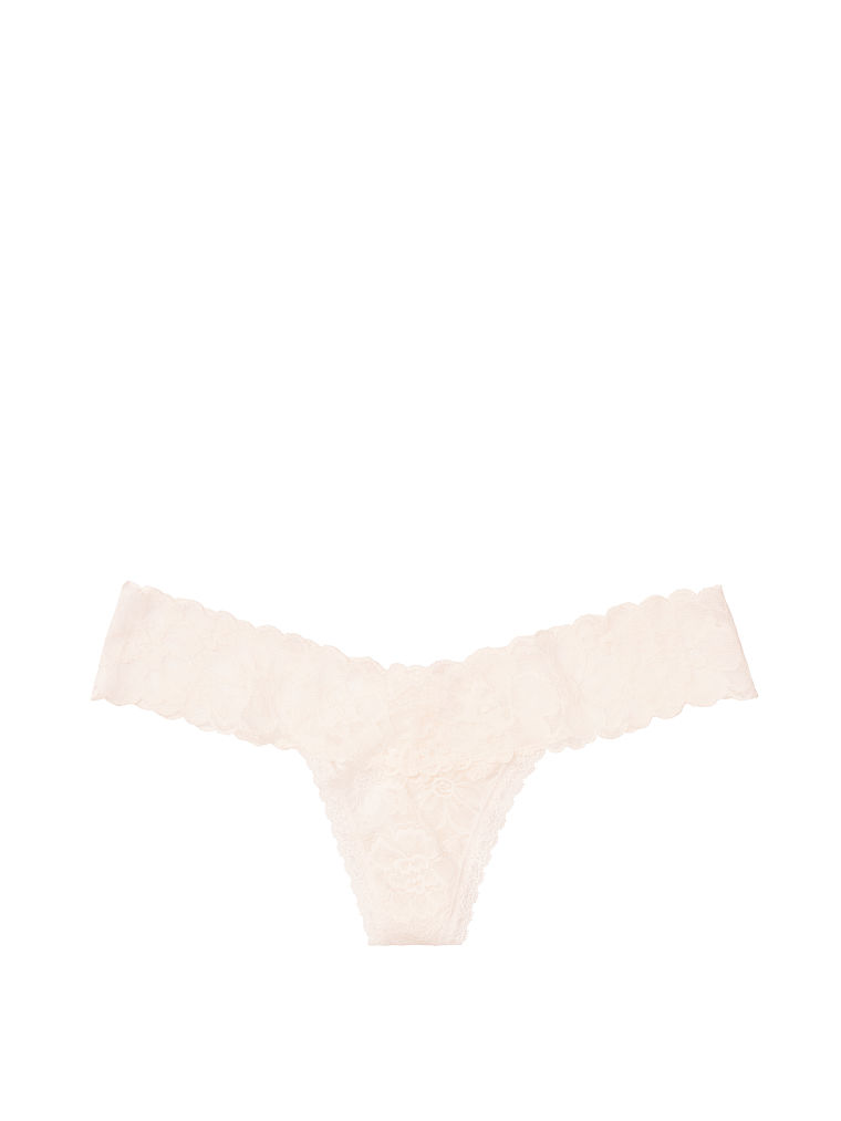 Tanga De Encaje, Coconut White, large