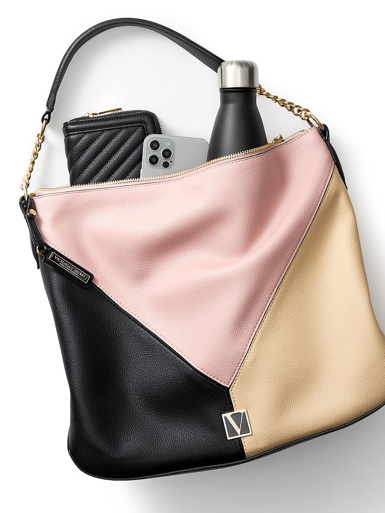Bolso Shopping, Blush Colorblock, large