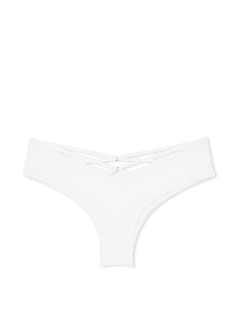 Braguitas Culottes De Pernera Alta Con Tiras Posteriores, Vs White, large