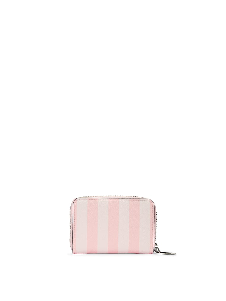 Cartera Pequeña Con Cremallera, Heritage Stripe, large
