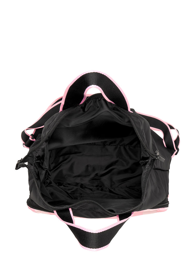 Mochila Plegable Con Diseño De Rayas Insignia, Signature Stripe, large
