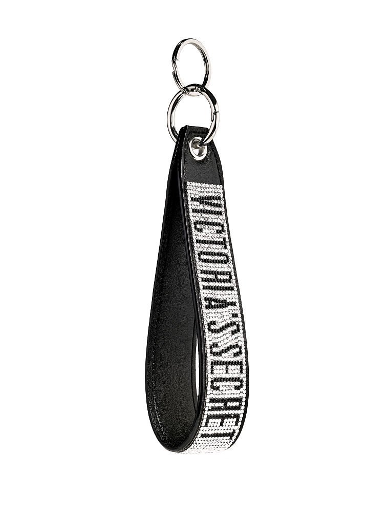 Correa De Muñeca Con Logotipo Y Pedrería, Silver, large