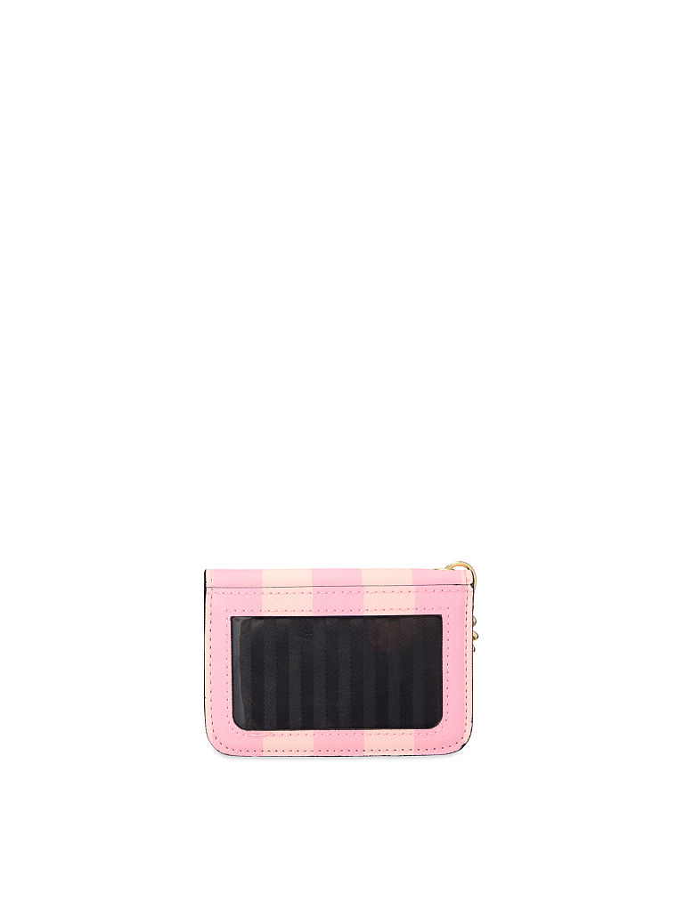 Tarjetero Plegable Con Rayas, Signature Stripe, large