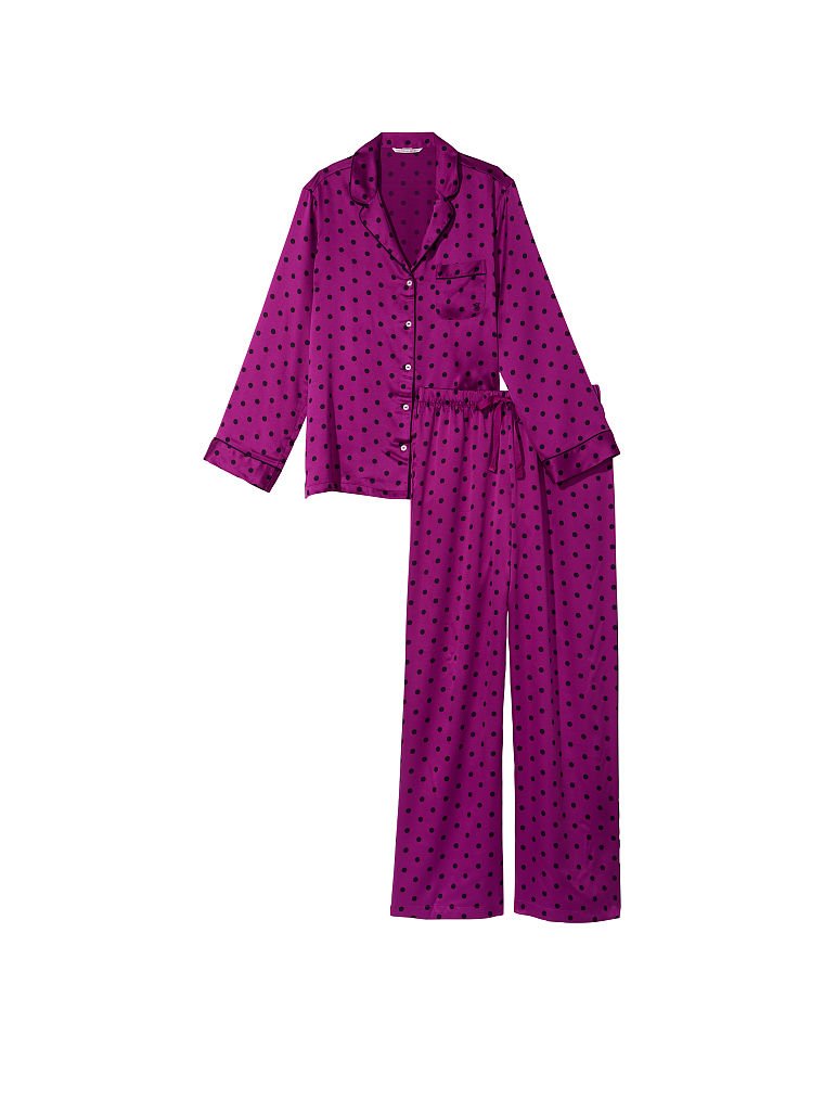Pijama Con Pantalón Largo De Satén, Description, large