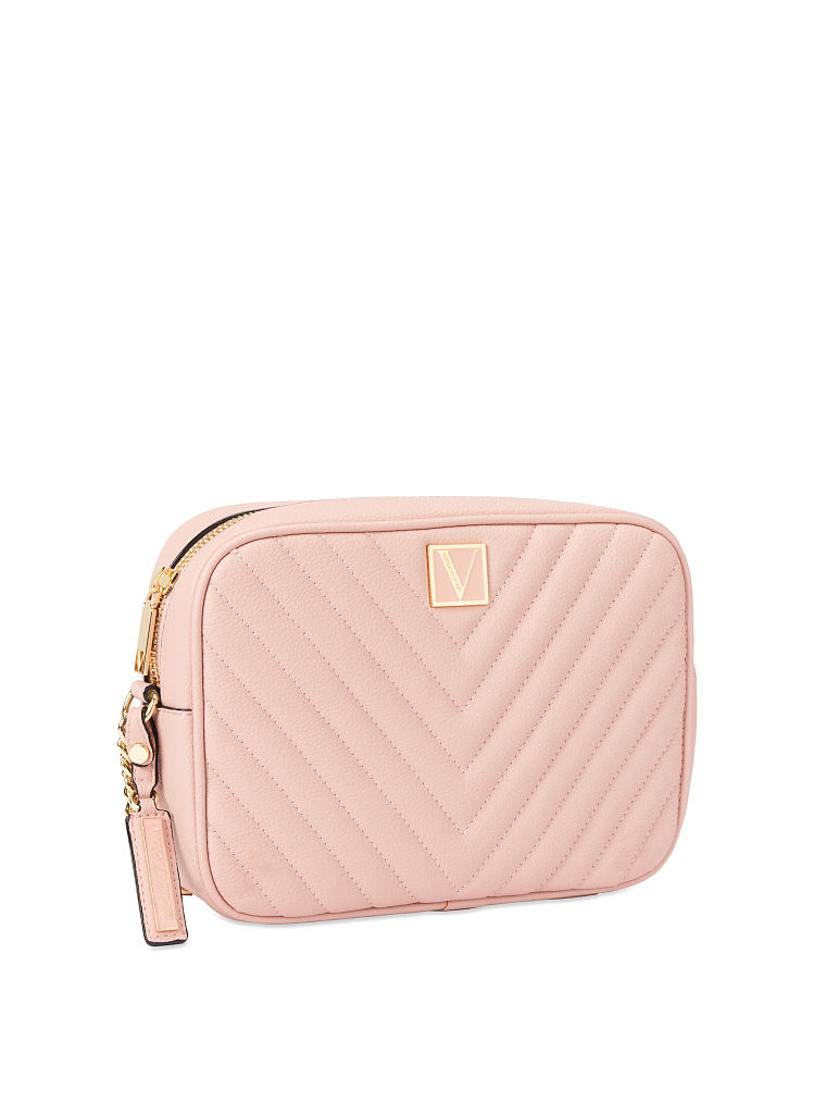 Bolso Bandolera Con Cremallera Superior Victoria, Orchid Blush, large