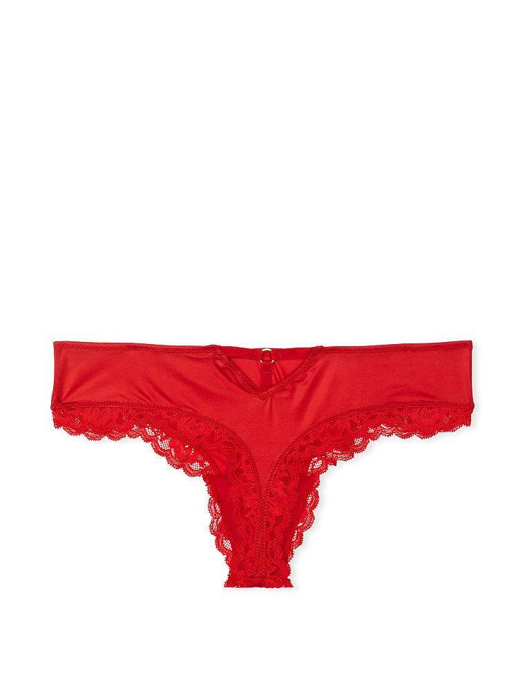 Tanga Suave Con Cut-out En La Parte Trasera, Lipstick, large