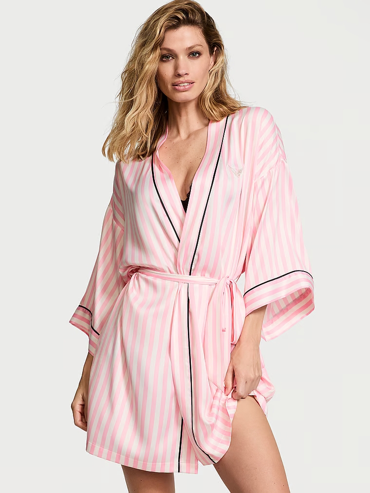 Bata Corta De Satén De Victoria's Secret Fashion Show ‘24, 73QU-11250022, large