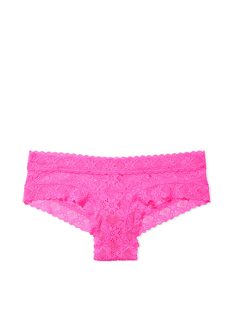 Braguitas Culottes De Encaje, Neon Pink, large