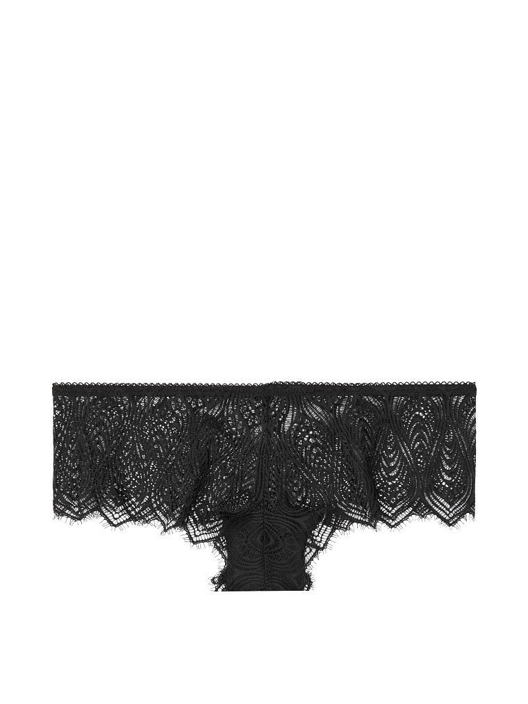 Culotte Con Encaje, Black, large