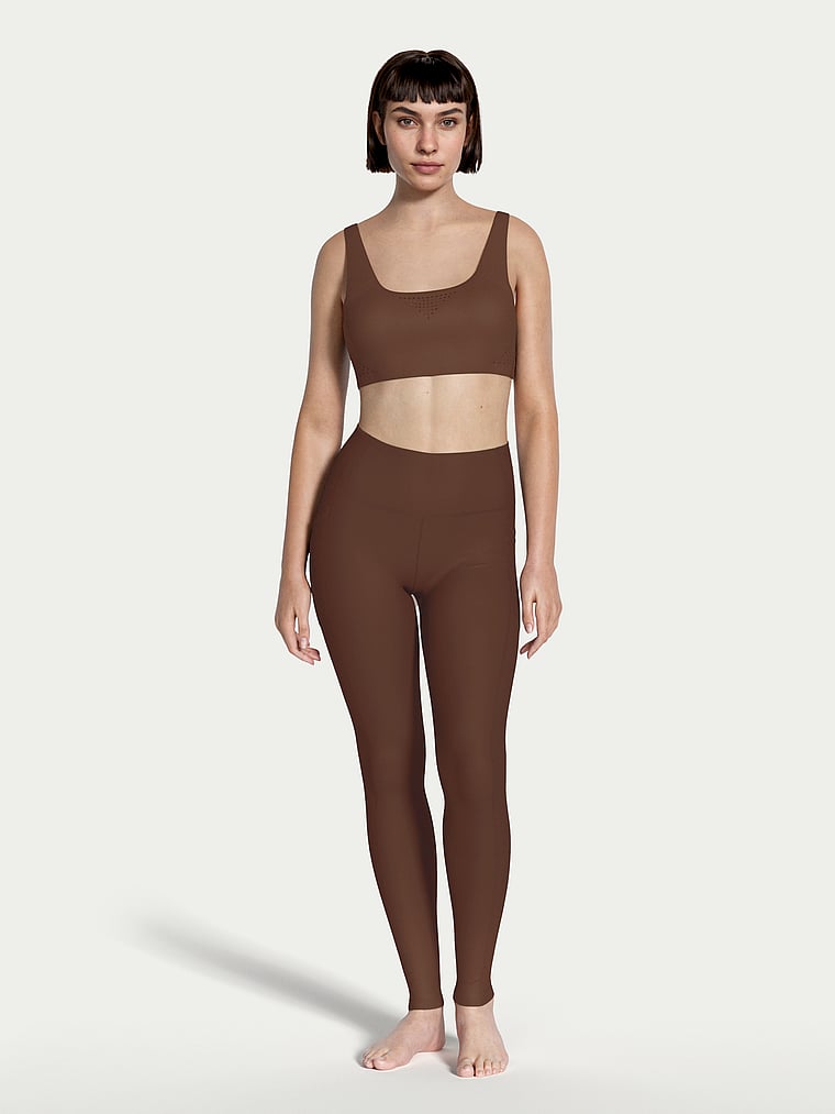 Vs Essential High-rise Pocket Leggings, Ganache, large
