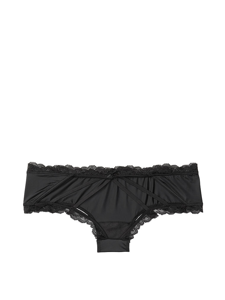Culotte Con Tiras Y Espalda Descubierta, Black, large