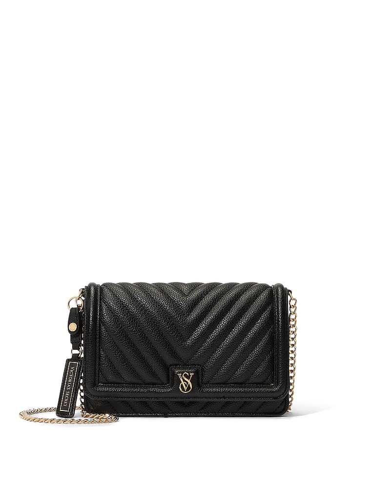 Mini Crossbody Bag, Black, large