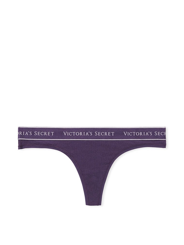 Tanga De Algodón Con Logotipo, Checkered Jacquard, large