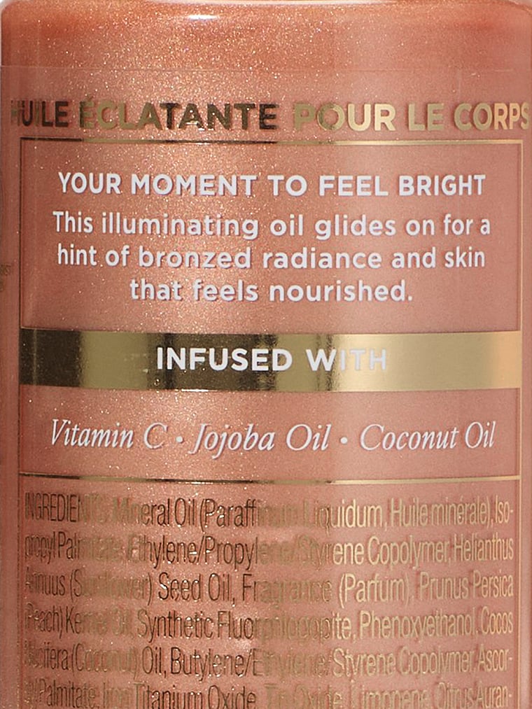 White Peach Mango Highlighting Body Oil, , large