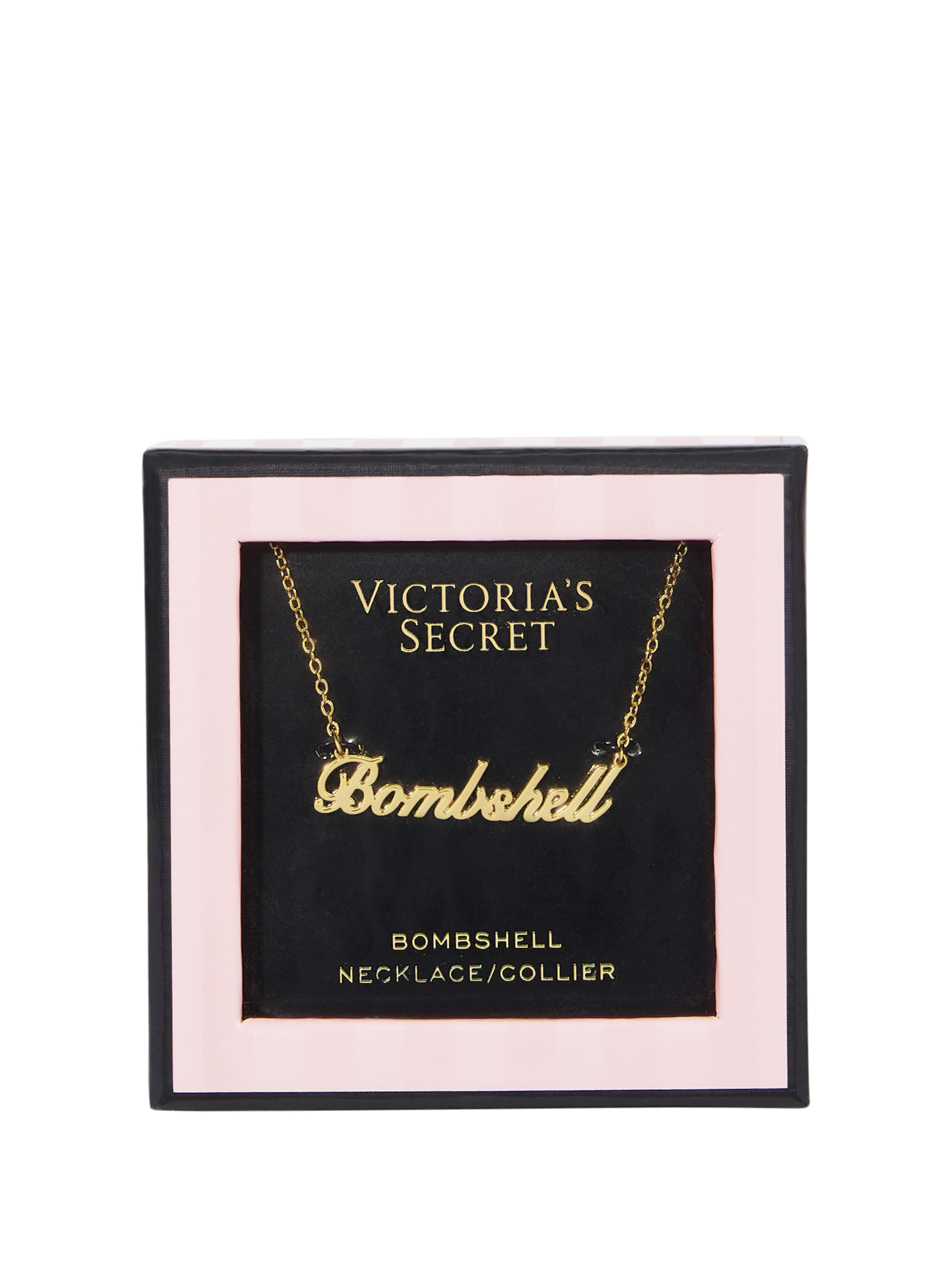 Bombshell Collar Dorado Con Nombre, Description, large