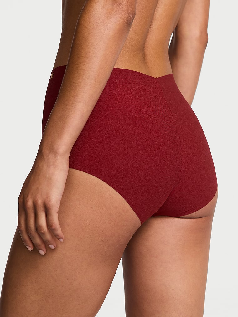 No-show Modern Brief Panty, Sangria Red, large
