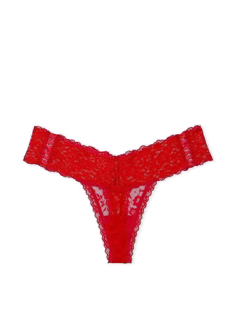 Tanga De Encaje Con Lazos, Lipstick, large