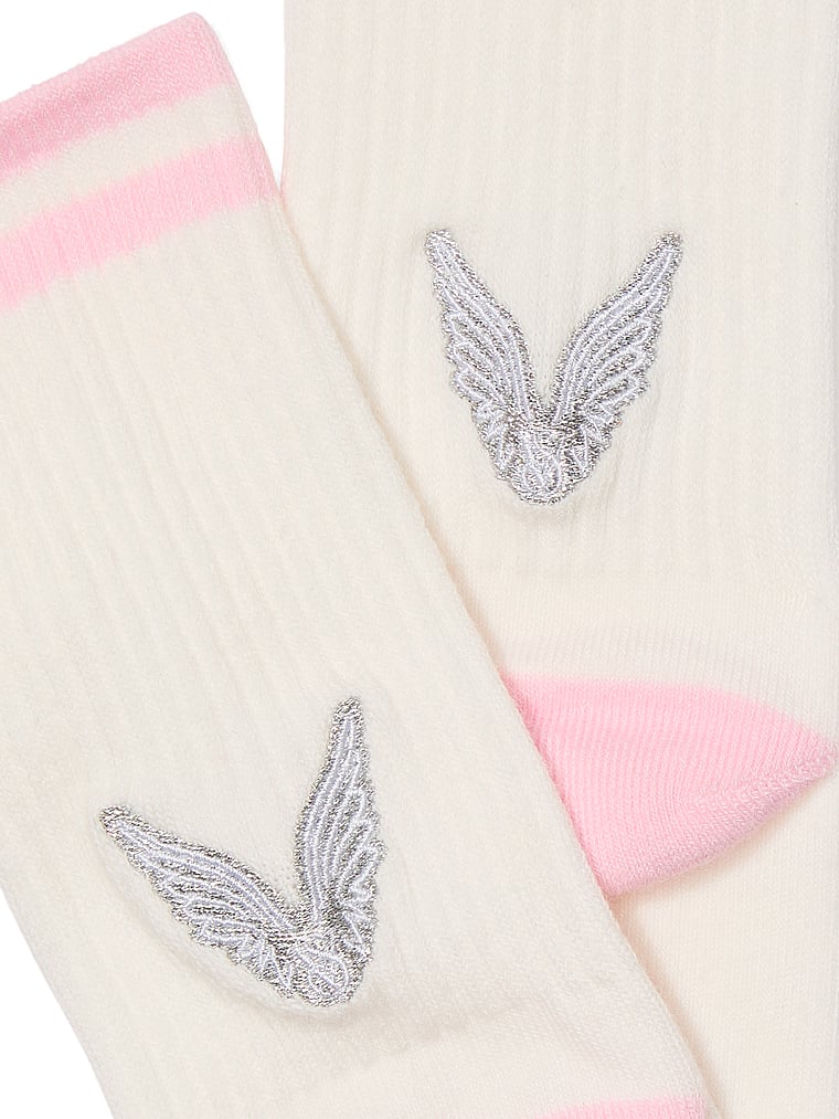 Calcetín Deportivo Alto Victoria’s Secret Fashion Show ‘24, Coconut White, large