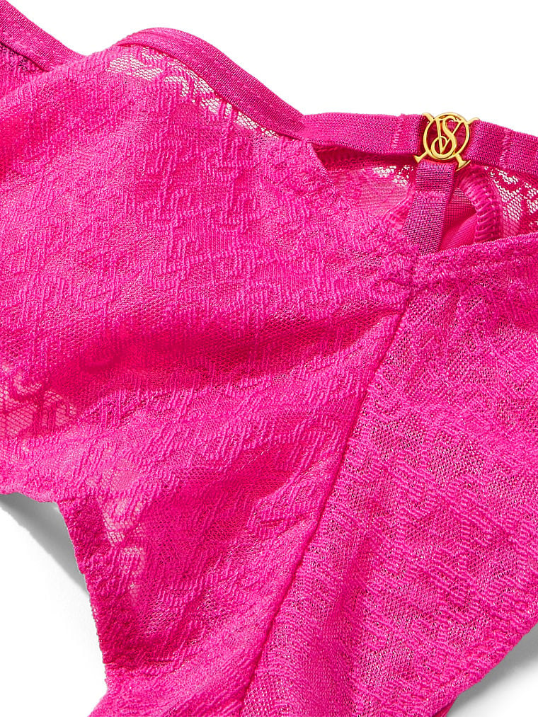 Braguitas Culottes De Encaje Icon By Victoria's Secret, Fuchsia Frenzy, large