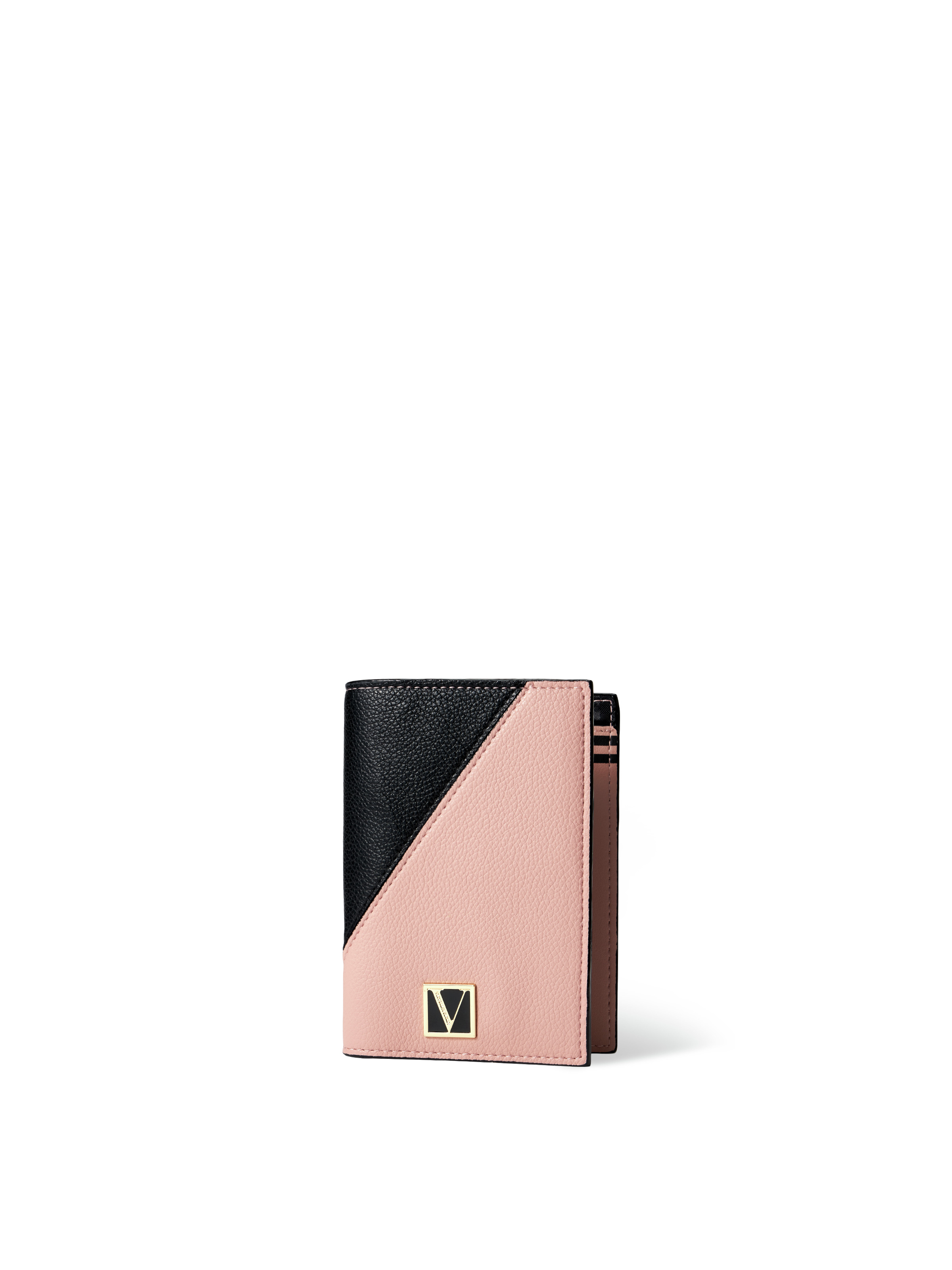 Funda De Pasaporte, Black and Pink, large