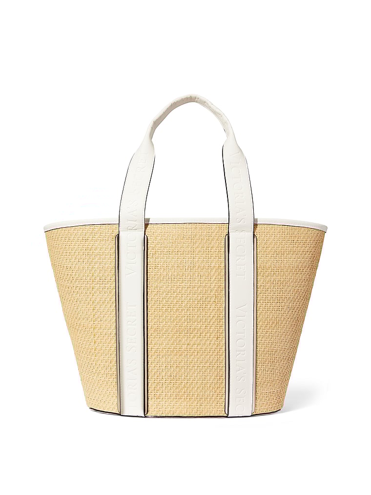 Bolso De Hombro Grande, Straw, large