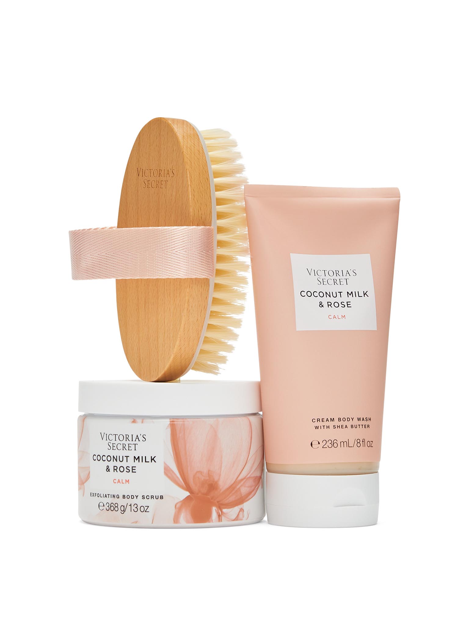 Natural Beauty Body Care Ritual, Coconut Milk & Rose, large