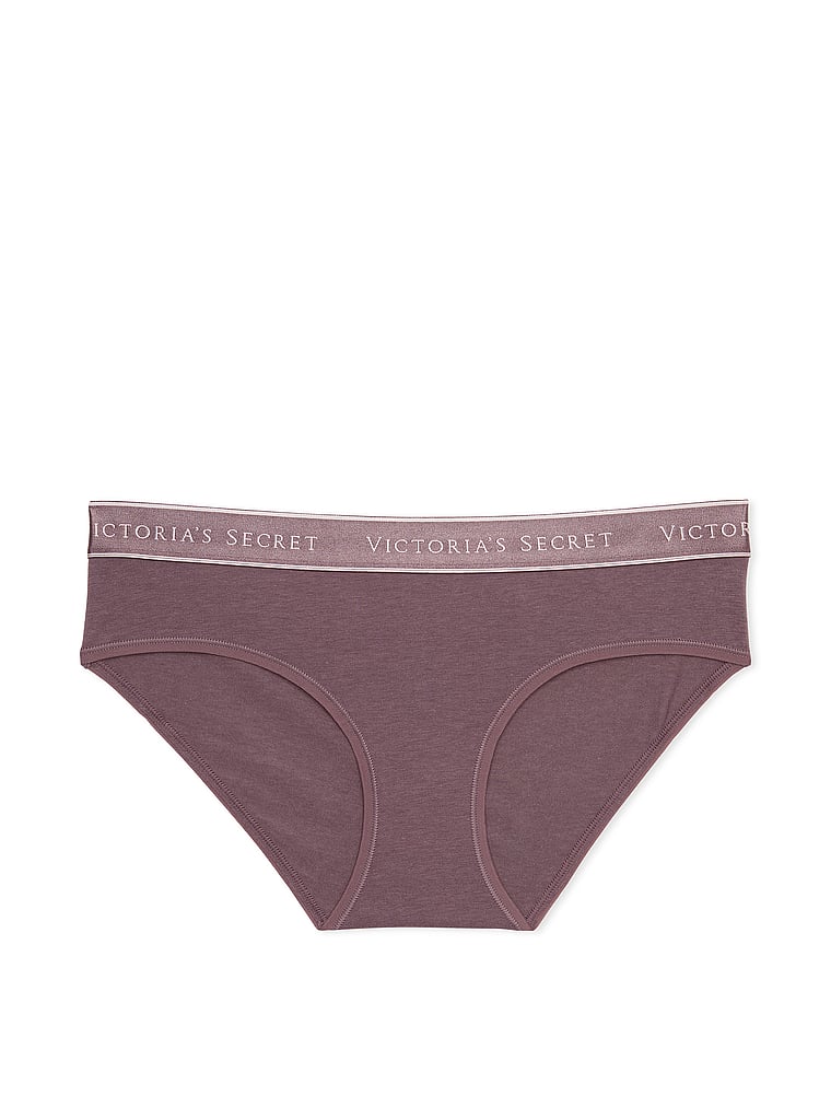 Braguitas Altas De Algodón Con Logo, Cocoa Blush, large