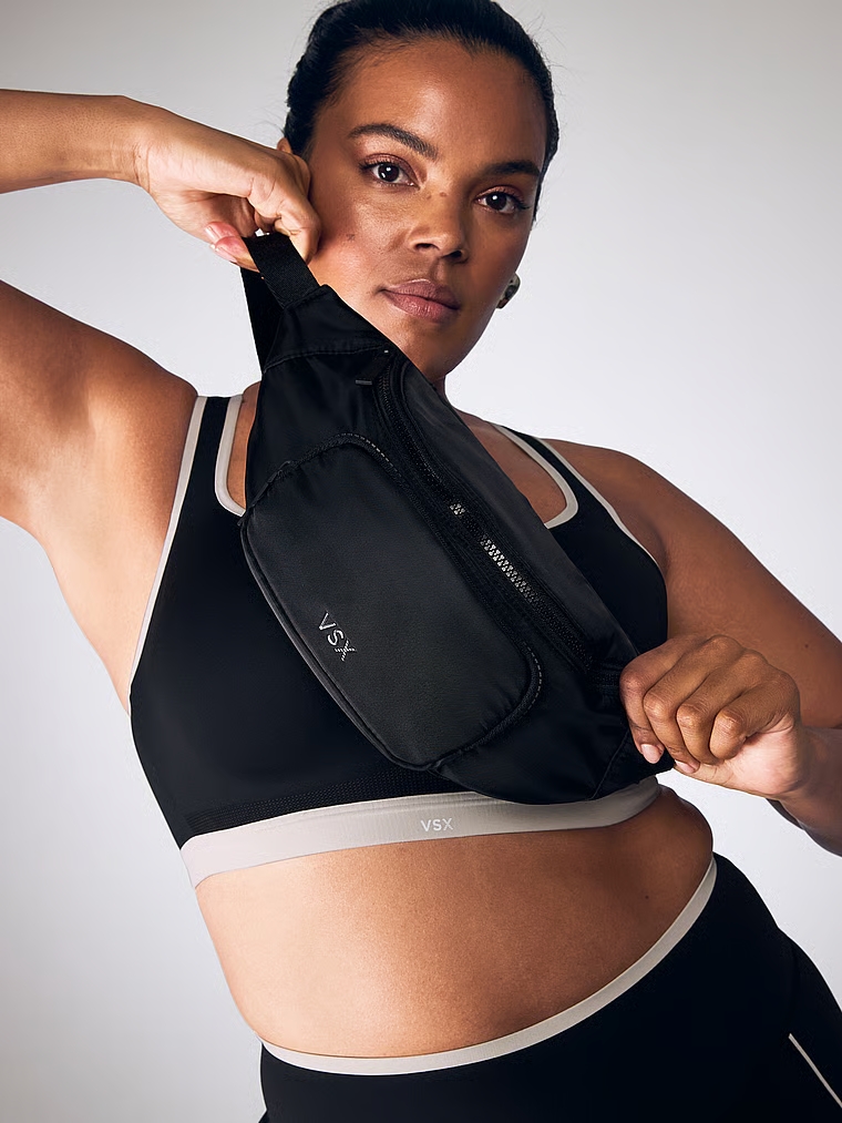 Bolso Bandolera Con Correa, Black Satin, large