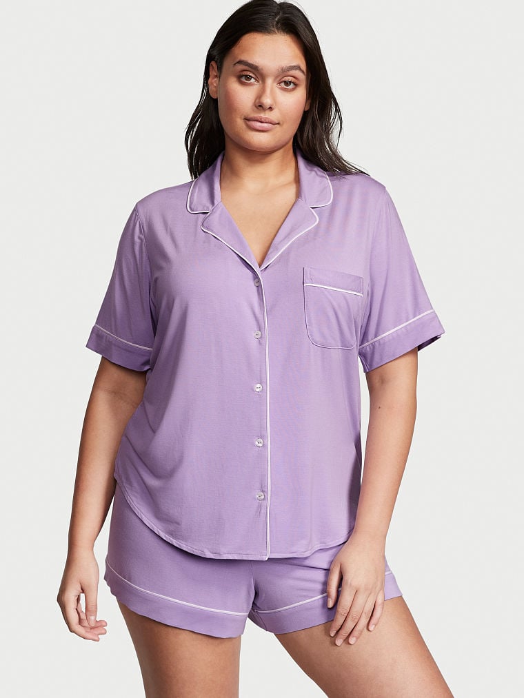 Pijama Con Pantalón Corto De Modal, Description, large