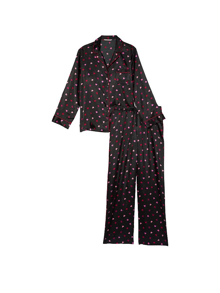 Pijama Con Pantalón Largo De Satén, Description, large