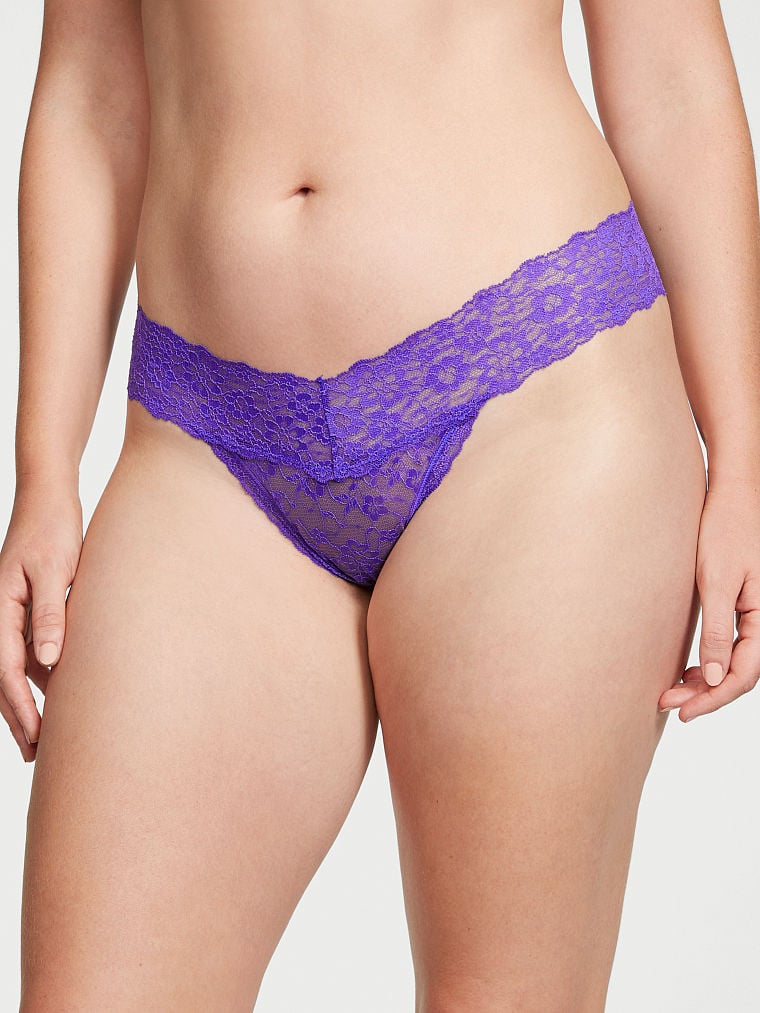 Tanga De Encaje, Purple Shock, large