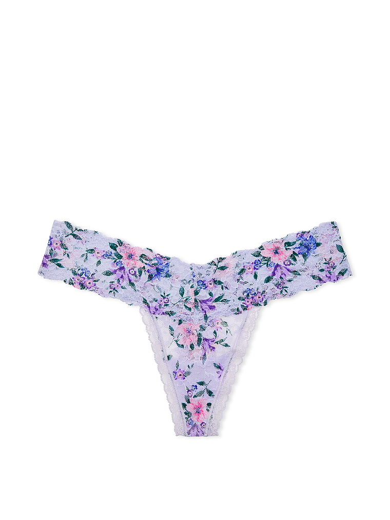 Tanga De Encaje, Lucky Lilac Lillies, large