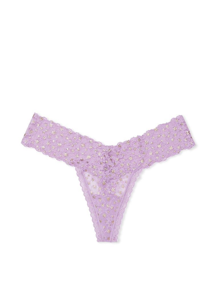 Tanga De Algodón Con Logotipo, Silky Lilac, large