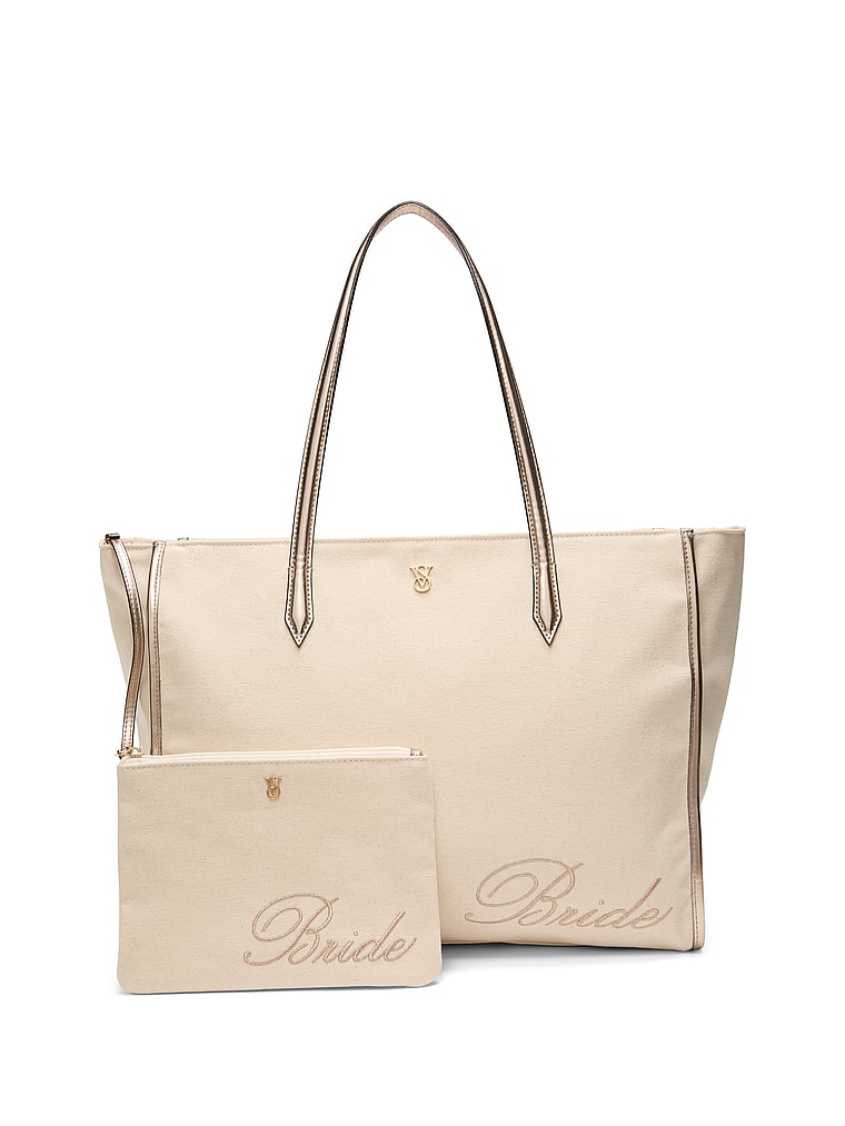 Bridal Canvas Tote Bag, Bridal, large