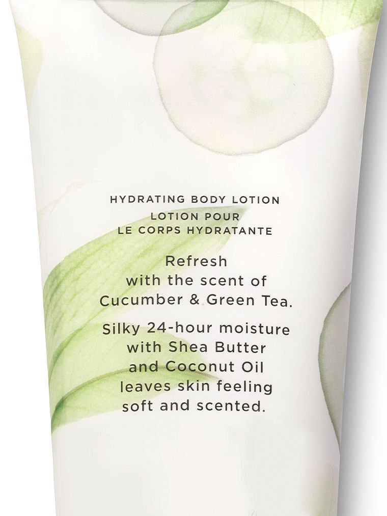 Cucumber Green Tea Crema Perfumada Corporal Hidratante Natural Beauty, Description, large