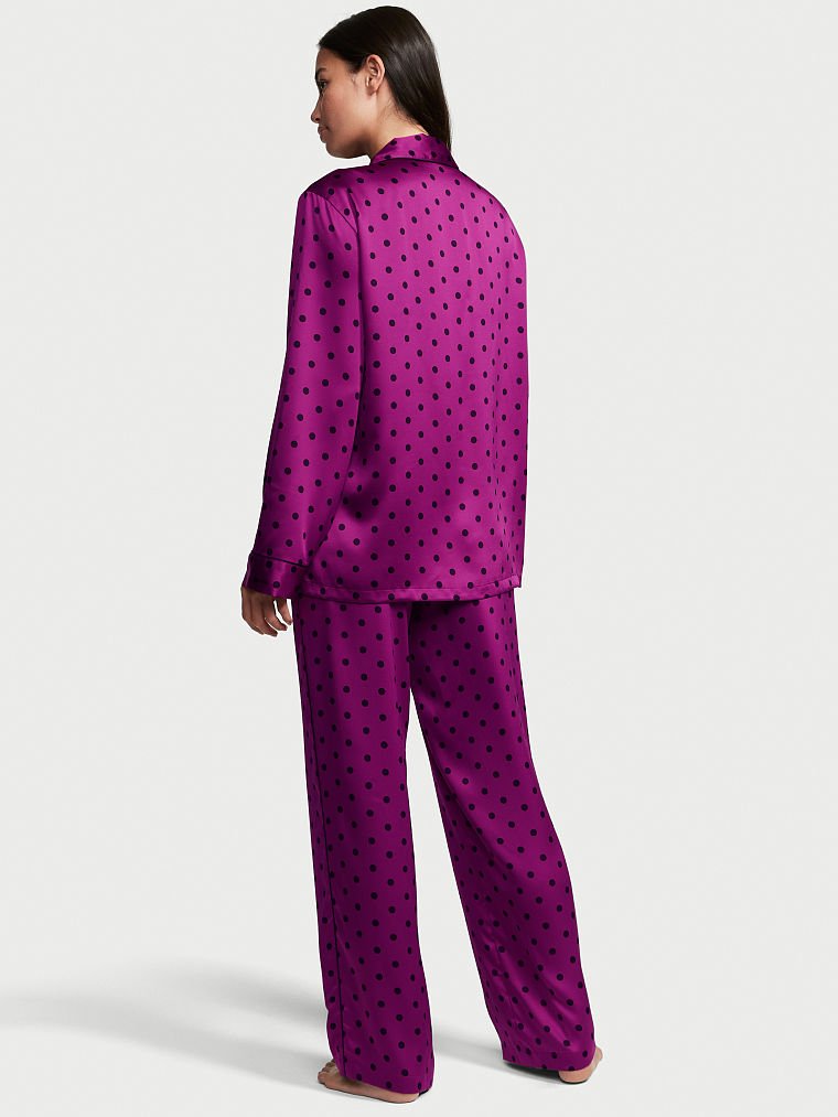 Pijama Con Pantalón Largo De Satén, Description, large