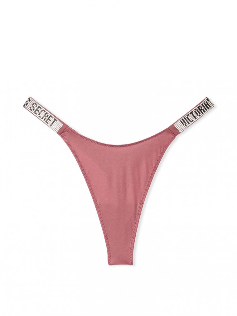 Tanga Con Tira Brillante, Vintage Rose, large