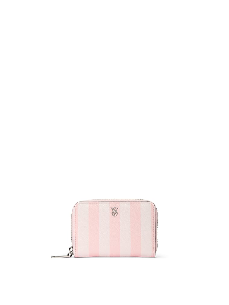Cartera Pequeña Con Cremallera, Heritage Stripe, large